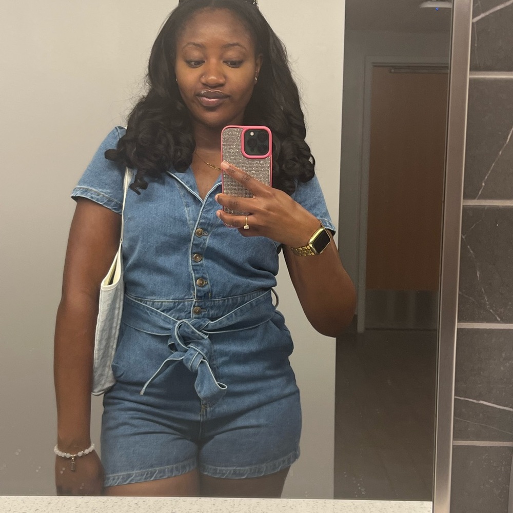 Forever 21 Denim Jumpsuit